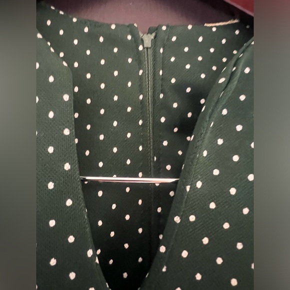 Vintage 70s Bib Front Tie Back Prairie Long Sleeve Maxi Dress - Picture 4 of 14